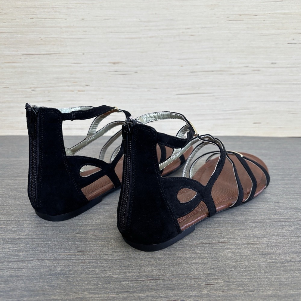 NEW Carlos By Carlos Santana Women's Sz 8 Black Emma Flat Sandals Shoes - Picture 7 of 16